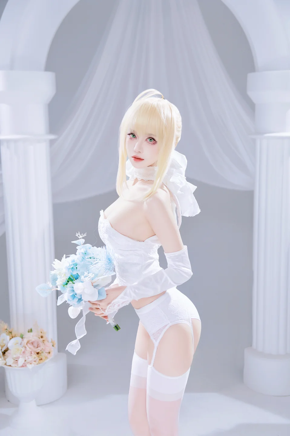 Shika小鹿鹿 - Fate Saber花嫁 [22P-284MB] tg@simisebaisi 【丝足阁】018.webp